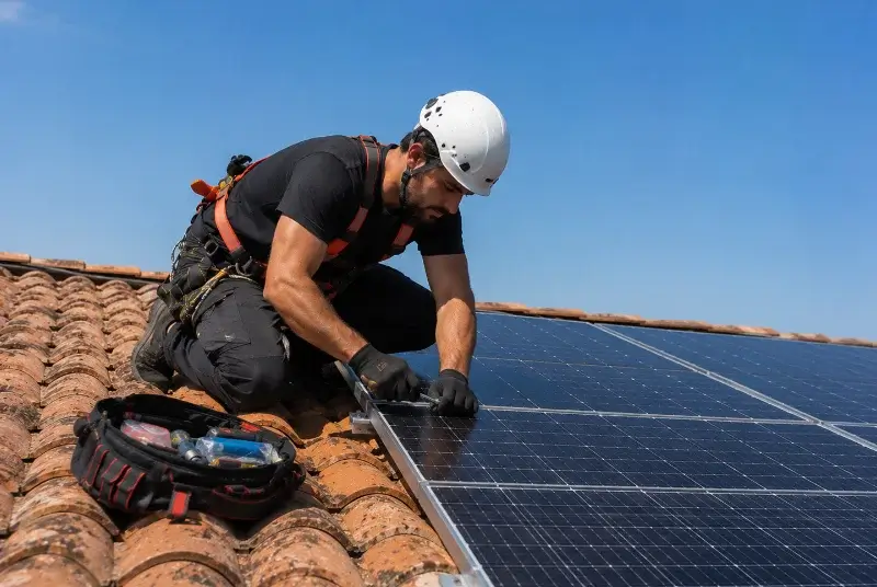 Maintenance et monitoring de panneaux solaires à Escoire
