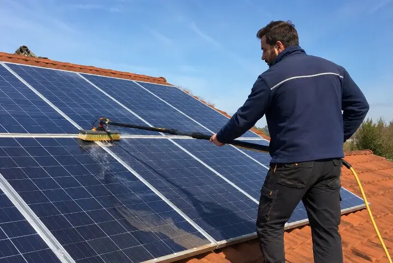 Nettoyage et entretien de panneaux solaires à Escoire